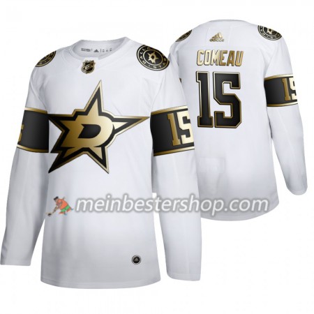Dallas Stars Blake Comeau 15 Adidas 2019-2020 Golden Edition Weiß Trikot Authentic - Herren